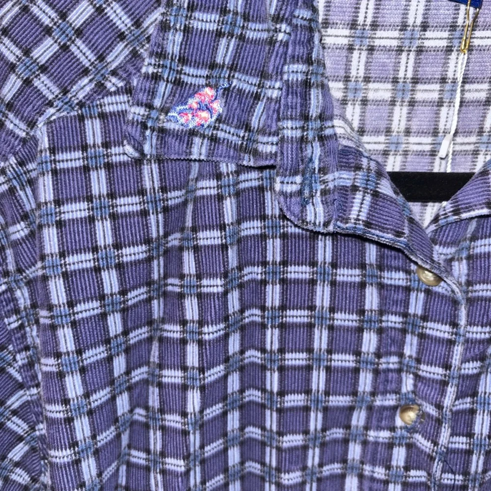 Vintage 90’s Disney Men's Winnie the Pooh Eeyore Purple Button Down Shirt Size S - Picture 3 of 6